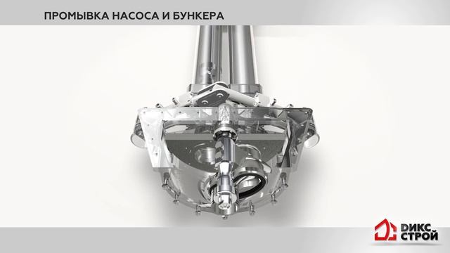 Дикс Строй. Техническое обслуживание бетононасоса - чистка труб, бетоноводов, насоса и бункера.