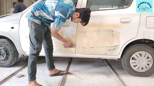 ALTO 800 FRONT ACCEDENT REPAIRING PROCESS #AUTOMOBILESERVICE смотреть онлайн