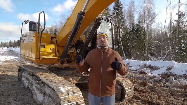 Обзор экскаватора JCB JS205 смотреть онлайн