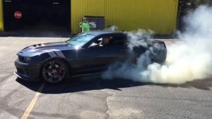 2013 Camaro SS 1LE Burnout