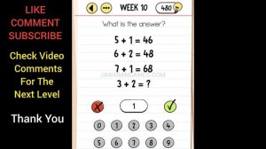 Brain Test Day 10 What Is The Answer?