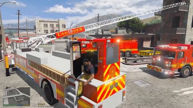 GTA 5 Firefighter Mod Medic4523 New Pierce Arrow XT Firetruck Pack (Engine, Ladder,Rescue & Tender)