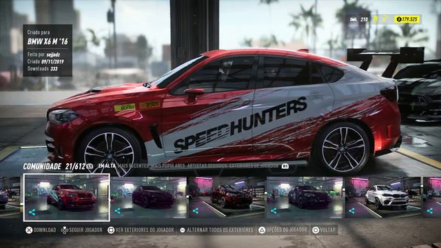 NFS Heat - Customization: BMW X6 M 2016 смотреть онлайн