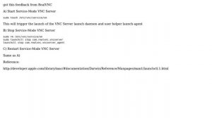 How do I start/restart RealVNC Enterprise Server for Mac via the command line? s (3 Solutions!!)