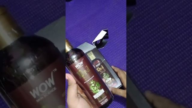 Wow 10 in 1 active hair oil review | wow skin science #shorts #viral #product #trending #unboxing