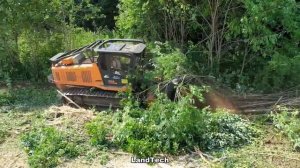Машина для уничтожения любой растительности - самоходный гусеничный мульчер PrimeTech PT-300