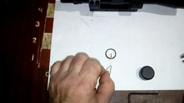 Переделка оптического прицела и демонстрация наведения.