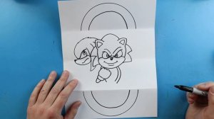 How to Draw a SONIC 2 SURPRISE FOLD