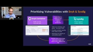 How to Secure Containers and Eliminate Noise from Code to Production with Sysdig and Snyk