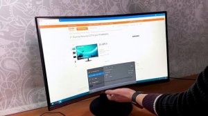 Монитор 27 дюйма Samsung C27T55 изогнутый экран с VA матрицей. Лучший бюджетный 27 монитор 2021.