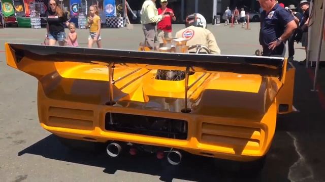 1971 McLaren M8F Starting and Idling смотреть онлайн