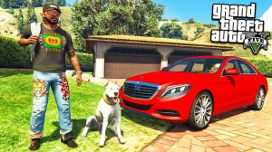 ФРАНКЛИН ЗАВЁЛ НОВУЮ СОБАКУ ПИТБУЛЬ В РЕАЛЬНАЯ ЖИЗНЬ ГТА 5 МОДЫ ОБЗОР МОДА веселая игра для детей