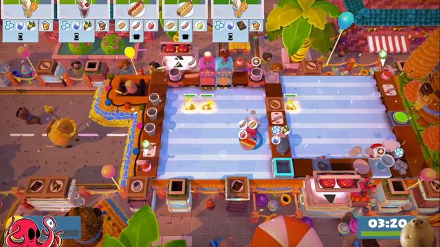 What Is This?!?! MANY A SAUSAGE! Overcooked! 2 1