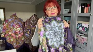 Мои новые павловопосадские шали ? Свет мой, зеркальце 15. Любимая 15 . Посылочка ? Olga Kirchgessne