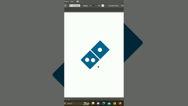 how to drsign Domino's logo