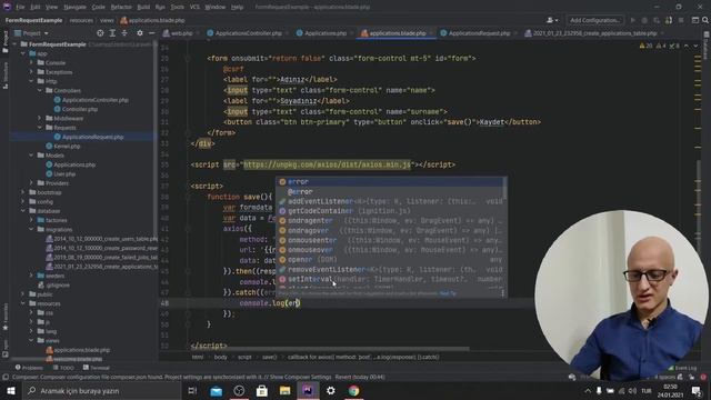 Laravel Form Request Validation Kullanımı