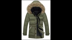 Пуховик теплый мужской зима|Интернет|Белый утиный пух