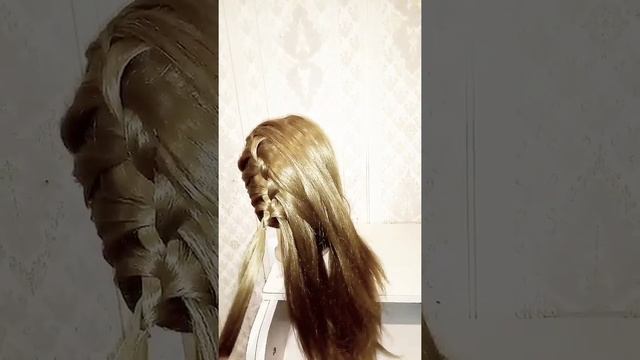 ?Красивая #прическа из трёх кос #прическазапятьминут #прическадлядевочки #прическавшколу