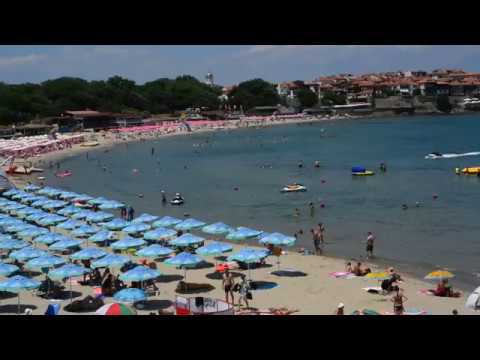 2018.07 Болгария. Созопол. Море и центральный пляж у Старого города