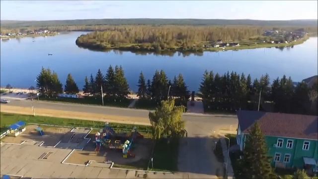 Съёмка с квадрокоптера Ирбейское.