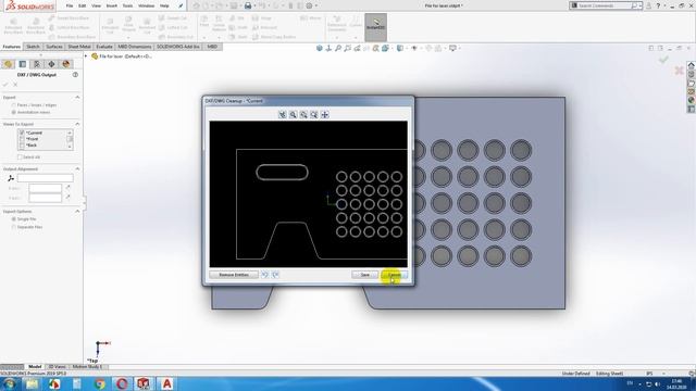 Подготовка файла SolidWorks для лазерной резки в формате Solidworks files for CNC laser cut machin смотреть онлайн