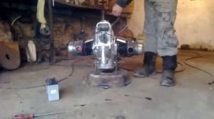 Двигатель из мотоцикла урал. ЗАПУСК!