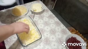 Салат с куриным филе и гранатом