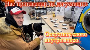 Нас пригласили на дегустацию