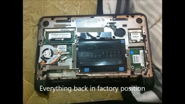 HP Mini 110 SSD & RAM Upgrade (bootup video at end) смотреть онлайн