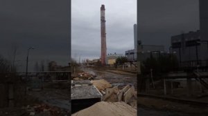 Демонтаж дымовых труб частями (Царгами)