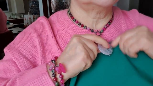 Украшения из цоизита и агата. Продажа украшений ручной работы.