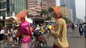 ngarak ondel ondel batik pink ketemu pooh | Ondel ondel betawi part 85