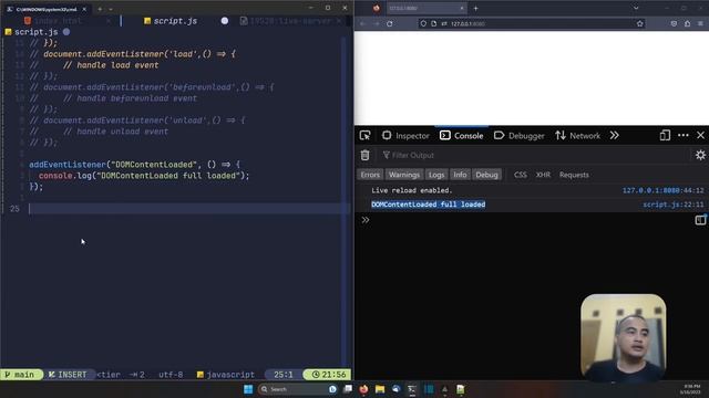JAVASCRIPT TUTORIAL #147 PAGE LOAD EVENTS