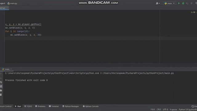 Программирование Minecraft на Python для детей от 10 лет.