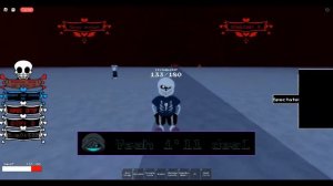 Roblox Sans Funny Boss Rush bullying normal mode with sans encounter