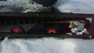 Обзор мотобуксировщик "Снежок" 1300мм-9л.с.