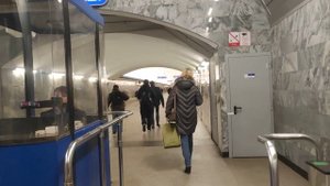 Питер спуск в метро ст Московская окт 2023