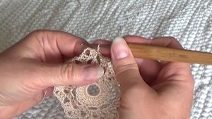 Как связать КЛЕНОВЫЙ ЛИСТ - САЛФЕТКУ крючком