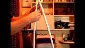 СНЕГОСТУПЫ Как я оплетаю каркас снегоступов веревкой