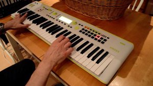 Korg Kross 2 Neon Green demo song Chariots of Flames 30.10.2019