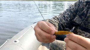 Учу ловить на джиг. р.Томь в районе Березовки