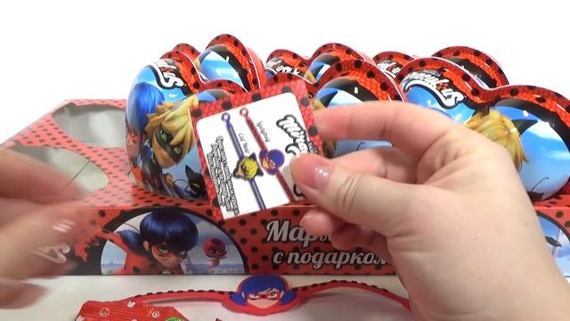 «Леди Баг и Супер-Кот». Мармелад в пластиковом сердце с подарком. смотреть онлайн