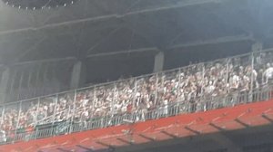 Болельщики Локомотива празднуют гол. 5.08.23г