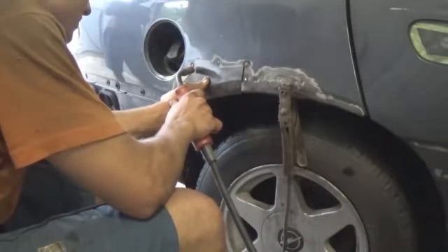 как убрать сквозную коррозию стыковой латкой смотреть онлайн