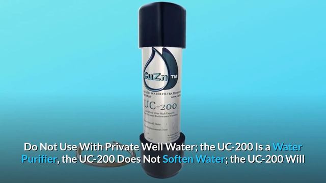 CuZn UC-200 Under Counter Water Filter - 50K Ultra High Capacity смотреть онлайн