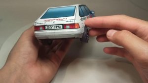 Москвич 2141 из бумаги - как сделать Москвич АЗЛК 2141