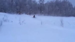 Ski-Doo Expedition 600 по глубокому снегу