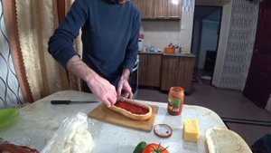 батон с начинкой пальчики оближешь