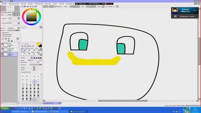 Учимся рисовать с Даником №1 Смайлик смотреть онлайн