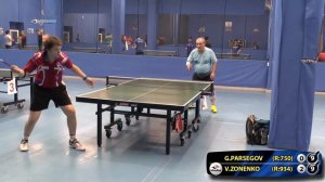 Григорий ПАРСЕГОВ - Валерий ЗОНЕНКО Клуб АртТТ #tabletennis #настольныйтеннис
